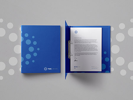 Presentation Folder design + printing gold coast